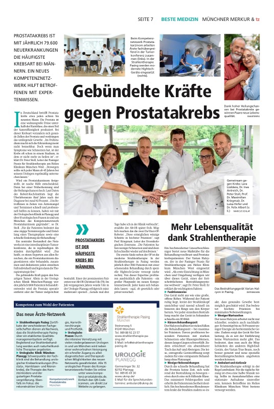 Gebündelte Kräfte gegen Prostatakrebs